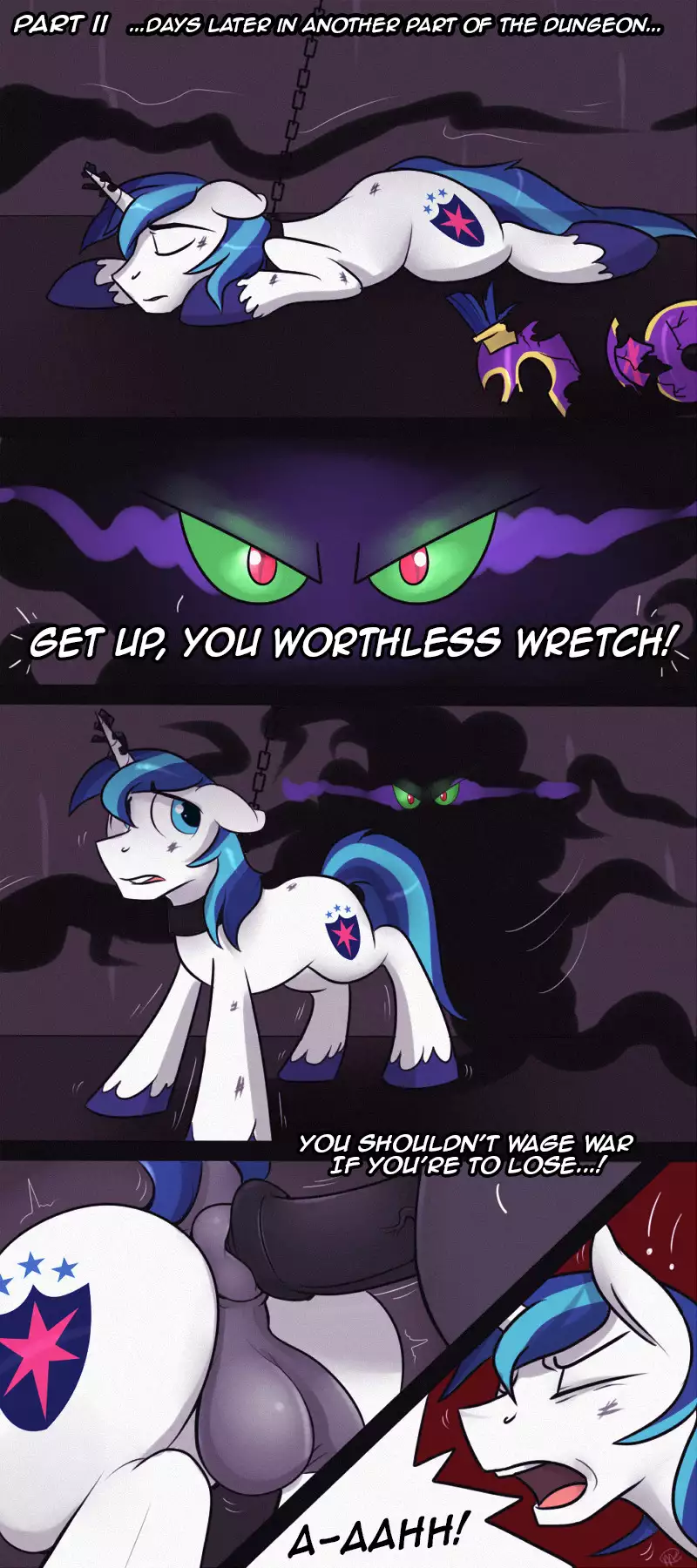 Sombra Captures Shining Armor 1